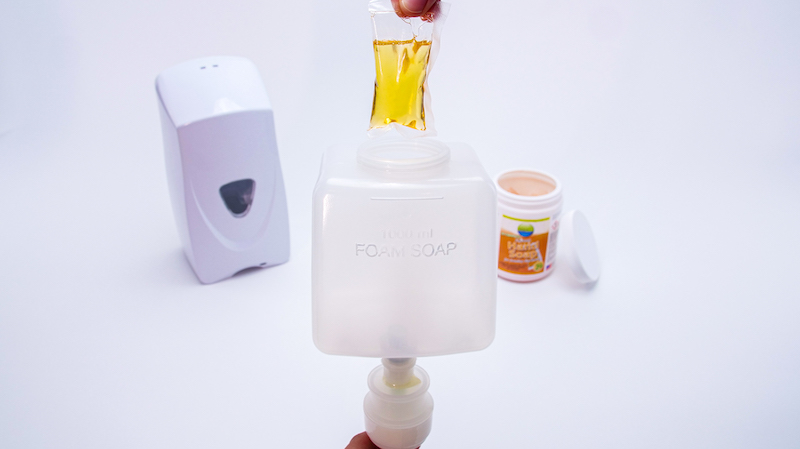 aqua chempacs handsoap